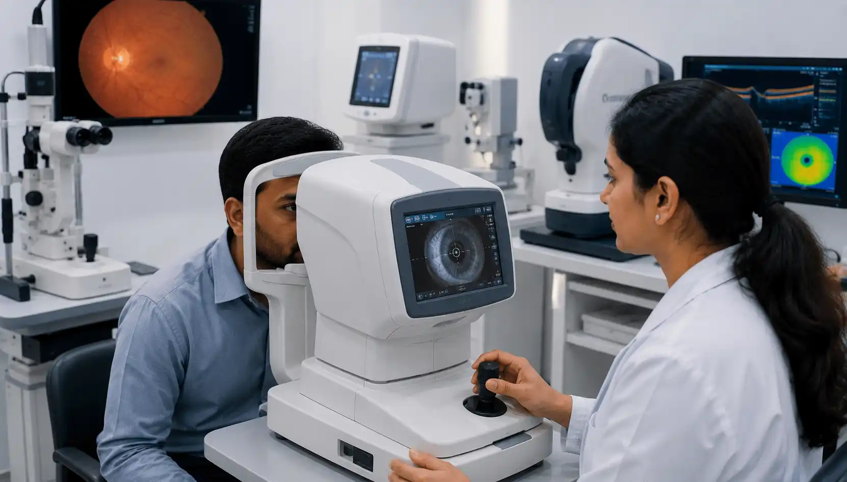 Modern Machines and Equipment used for Eye Checking